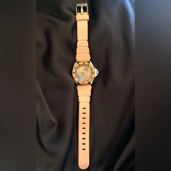 Retro Ladies Watch NYC Manhattan Face w/Moving Airplane, Vintage, Rare, HTF!! - Picture 5 of 7